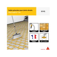 Sable polymère pour remplissage de joints de pavés et dalles SIKA ...