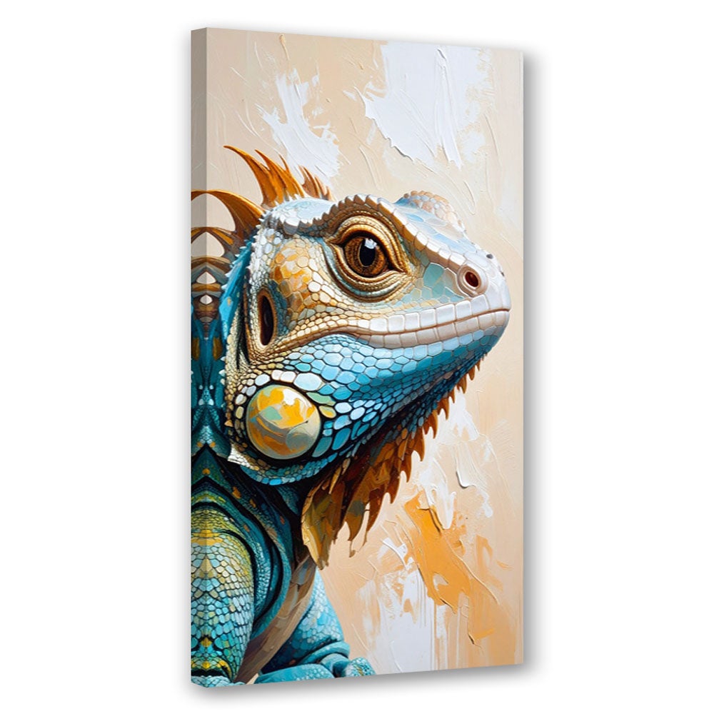 Obraz nowoczesny do salonu biura kuchni, Jaszczurka Gady Natura 60x120