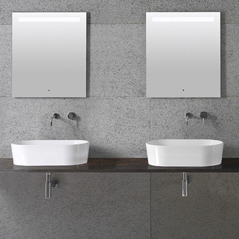 Lavabo Angolare Piccolo Ovale In Ceramica – Per Bagno, 30,5x30,5x12 Cm, Bianco, Facile Da Installare