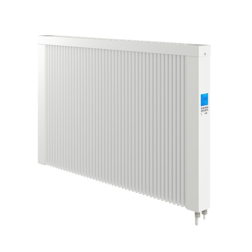 Radiateur électrique blanc inertie sèche double coeur 1500 Watts — free download
