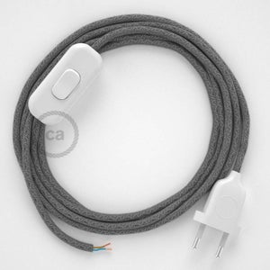 VMUTGA 3 Pezzi Cavo Di Alimentazione Con Interruttore E Spina, 1.8M Cavo Alimentazione Nero 2 X 0,75 Mm² Cavo Elettrico Con Spina Europea Cavi Di Ricambio Per Luci Lampada Lampadine - 5