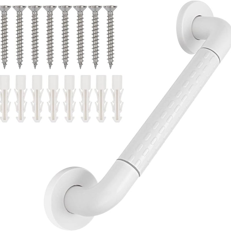 Uchwyt prysznicowy ze stali nierdzewnej dla seniorów, antypoślizgowy uchwyt łazienkowy, 30 cm