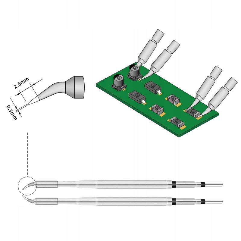 Grot, końcówka do rozlutownicy / lutownicy HT140 SEQURE HT140-IS (0.3 mm) 1 kpl.
