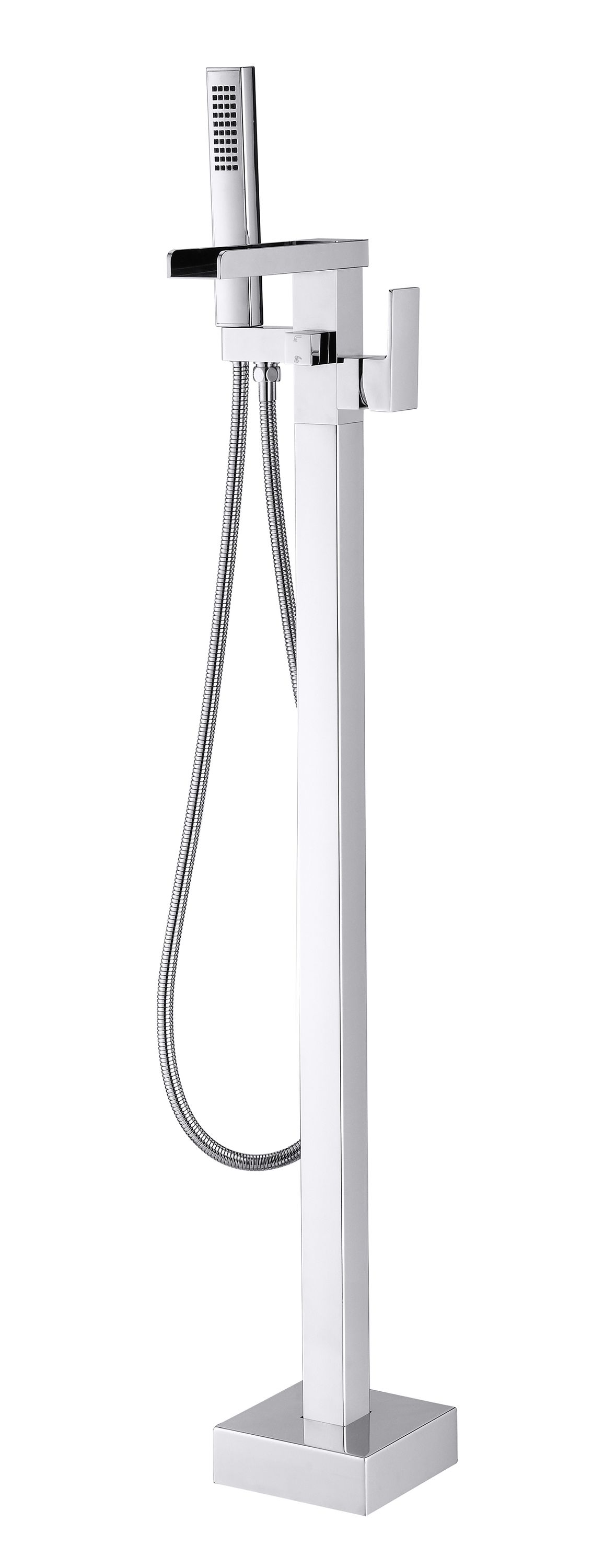 Bernstein Bateria wannowa wolnostojąca wodospad 1523C chrom
