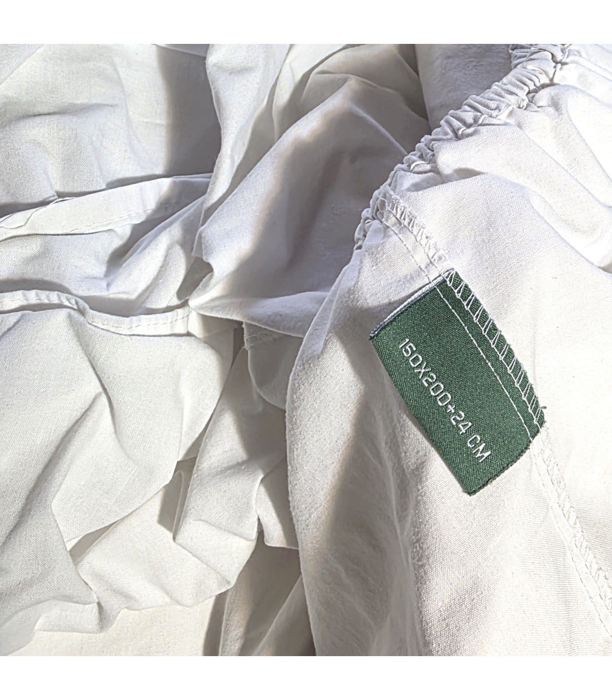 Drap-Hauteur 50% Coton 50% Polyester Hôtel 1 u. 150 x 190/200 Blancs - 4
