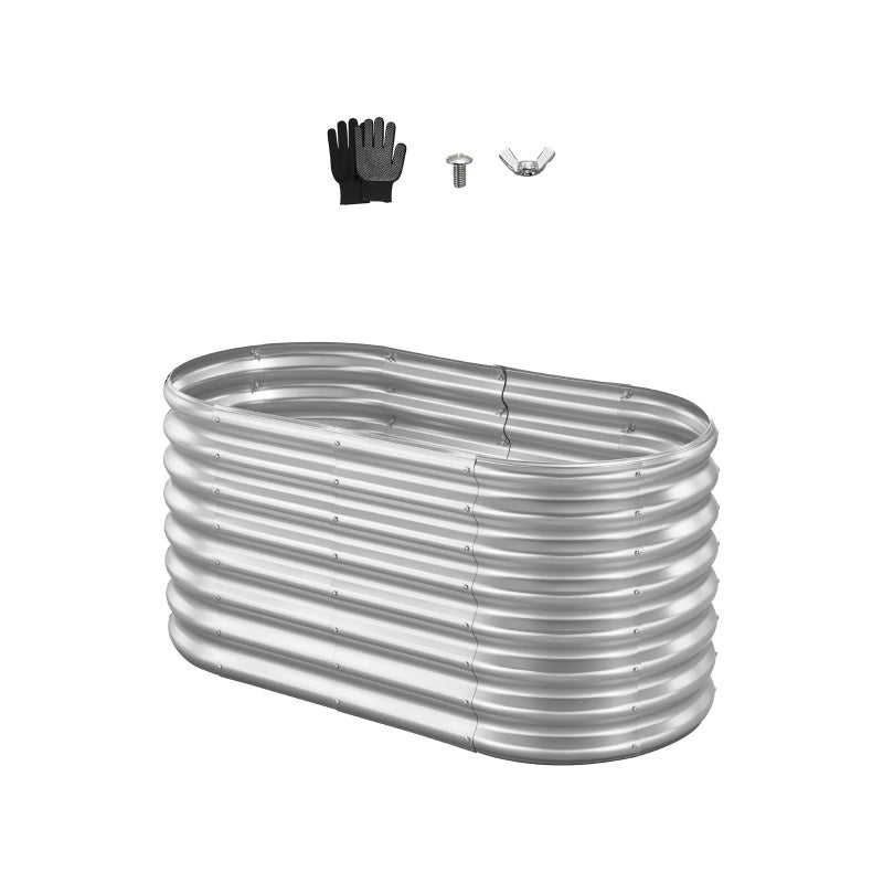 podwyższona grządka grządka grządka warzywna kwietnik 1200x575x560mm VEVOR