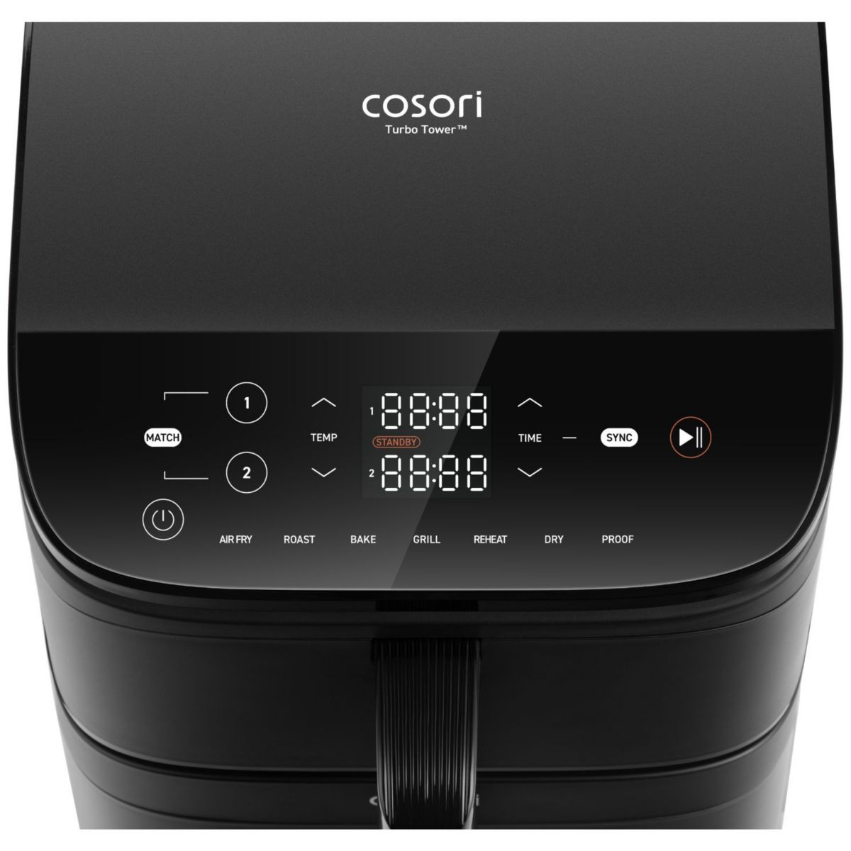 Friteuse sans huile COSORI - Air Fryer Turbo Tower - Capacité 10,8L - 7 programmes - 2630W - Noir - 3