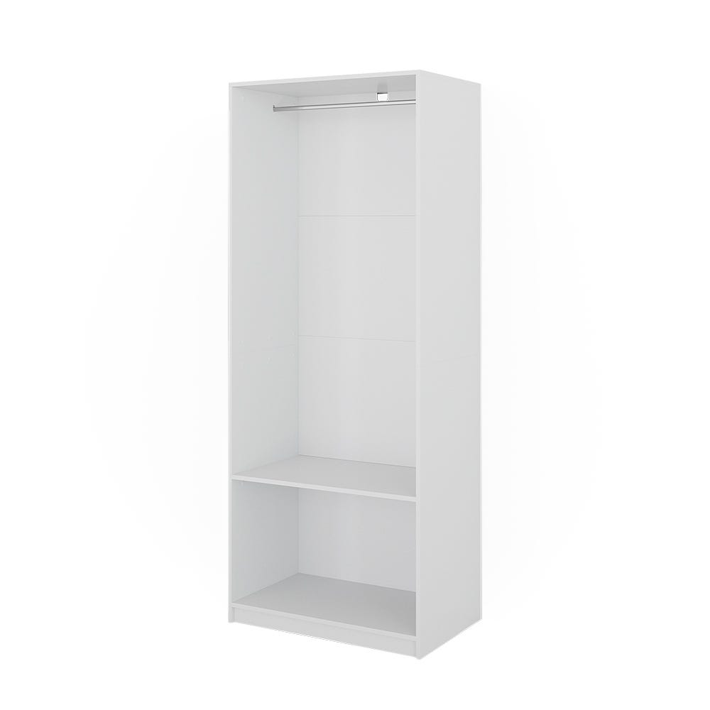 Armoire-penderie VICCO GUEST, ouverte, mobile, étagère, penderie, armoire, blanc - Maison Armoire-penderie VICCO GUEST, ouverte, mobile, étagère, penderie, armoire, blanc - Maison
