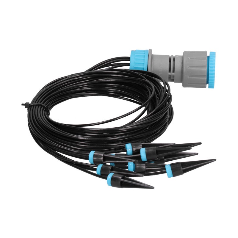 Système d'irrigation goutte à goutte avec 10 goutteurs, dispositif d'arrosage automatique pour fleurs, idéal pour le jardinage et l'agriculture. - 3