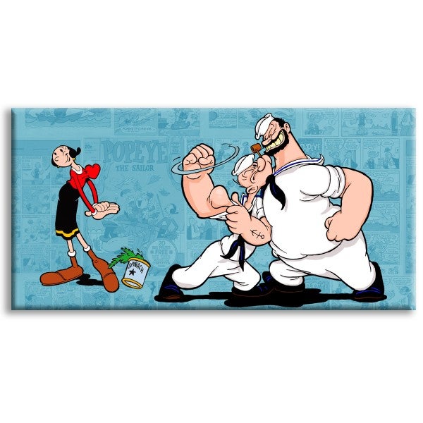 Popeye – płótno drukowane – płótno dekoracyjne na drewnianej ramie 150x75 cm