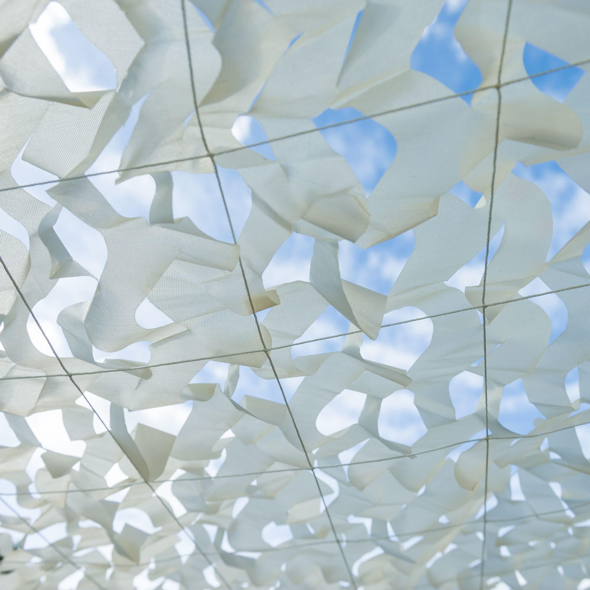 Toile d'ombrage ajourée beige 120 g/m2 WERKA PRO 3 x 4m - 6