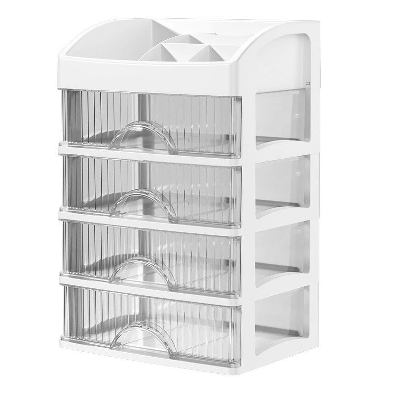 KAKET Boîte de Rangement Multifonction 5 Couches pour Bureau - Organisateur de Maquillage, Bijoux, Accessoires & Fournitures de Bureau - 6