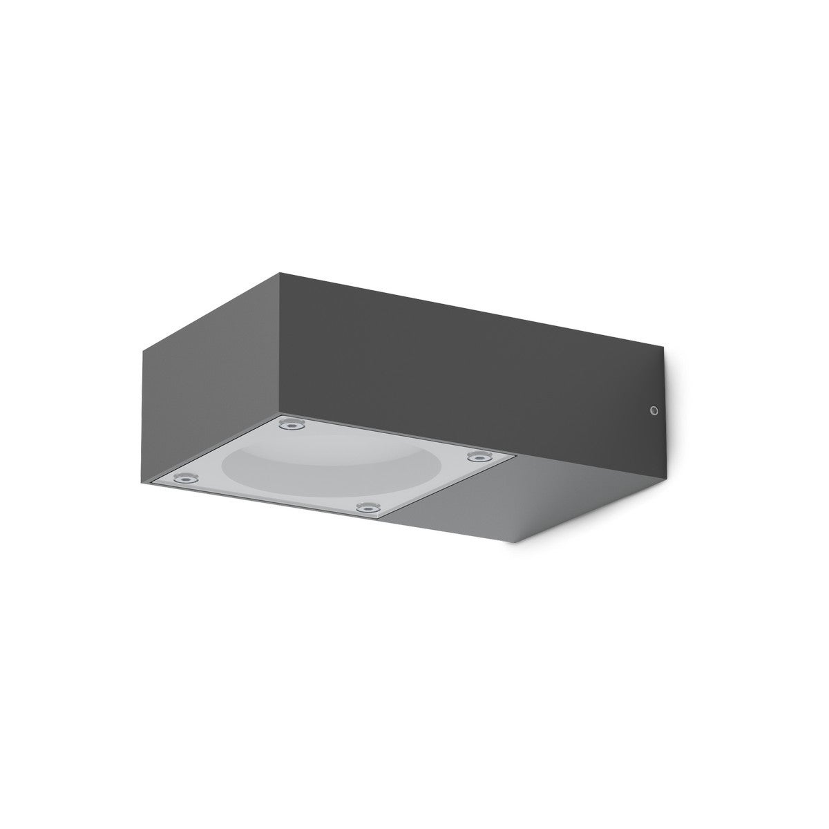 Ideal Lux Sirio – Lampada Da Esterno IP65 Nera, Robusta E Dimmerabile, Con Vetro E Metallo