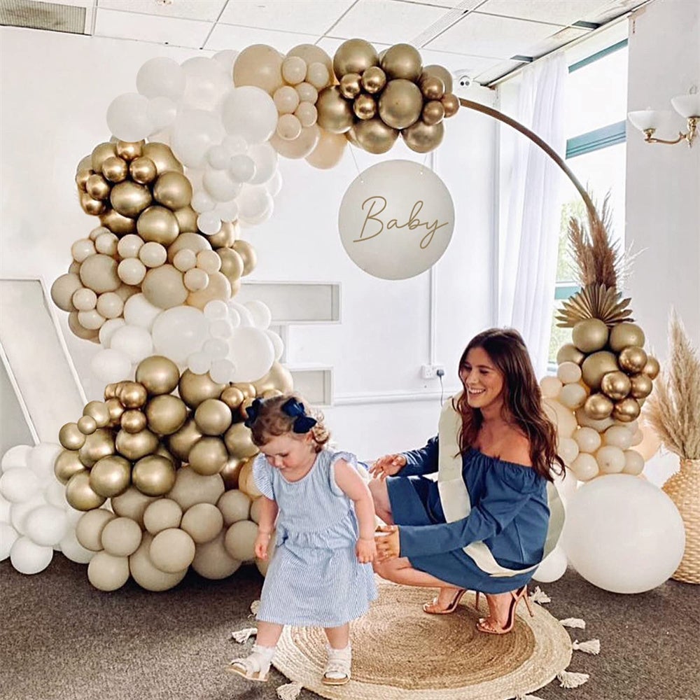 Cet ensemble d'arche de ballons de 203 pièces convient aux anniversaires, aux fêtes d'anniversaire, aux fêtes prénatales et aux décorations de mariage - 8