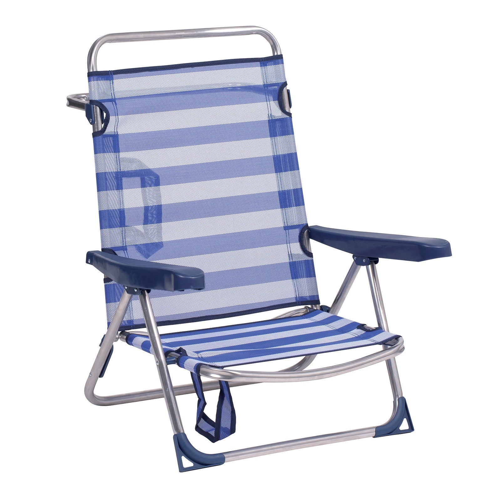 Cadeira de Praia Alumínio Verde Dobrável Múltiplas posições 62 x 82 x 65 cm (62 x 82 x 65 cm) - 2