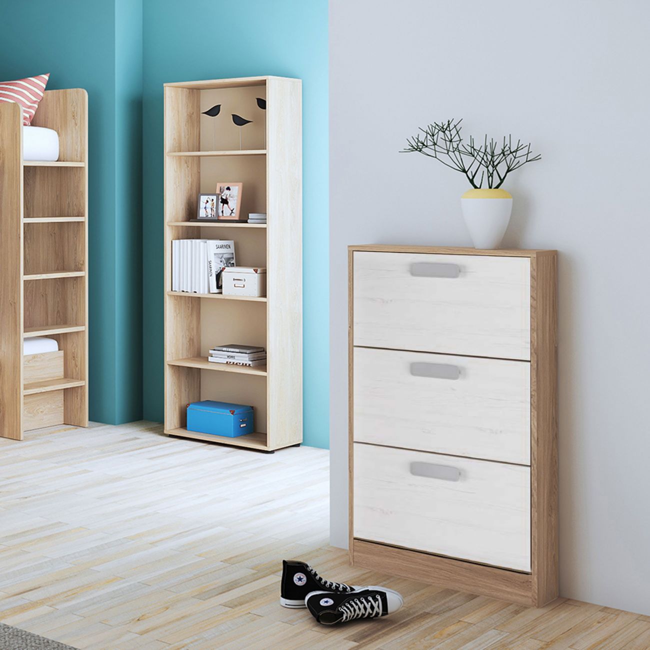 Duehome  Zapatero Play Tofe, Andersen Pino 60 X 108,1 X 17 Cm , Leroy Merlin