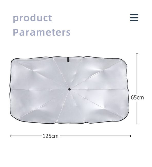 Aletta Parasole Auto KINHARD Pieghevole - Antiriflesso Per Guida Diurna E Notturna - Foto 10