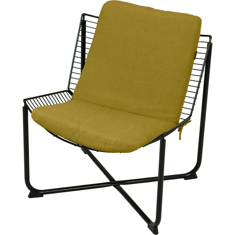 Poduszka na fotel metalowy AMPO Skalboda morski gładki 1 szt.