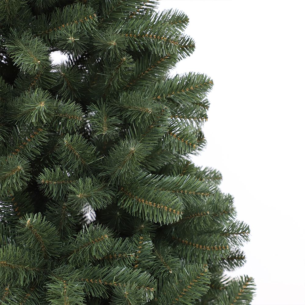 Albero di natale Pino 150/180/210/240/270/300 CM SUPER FOLTO REALISTICO VERDE 210 - 4