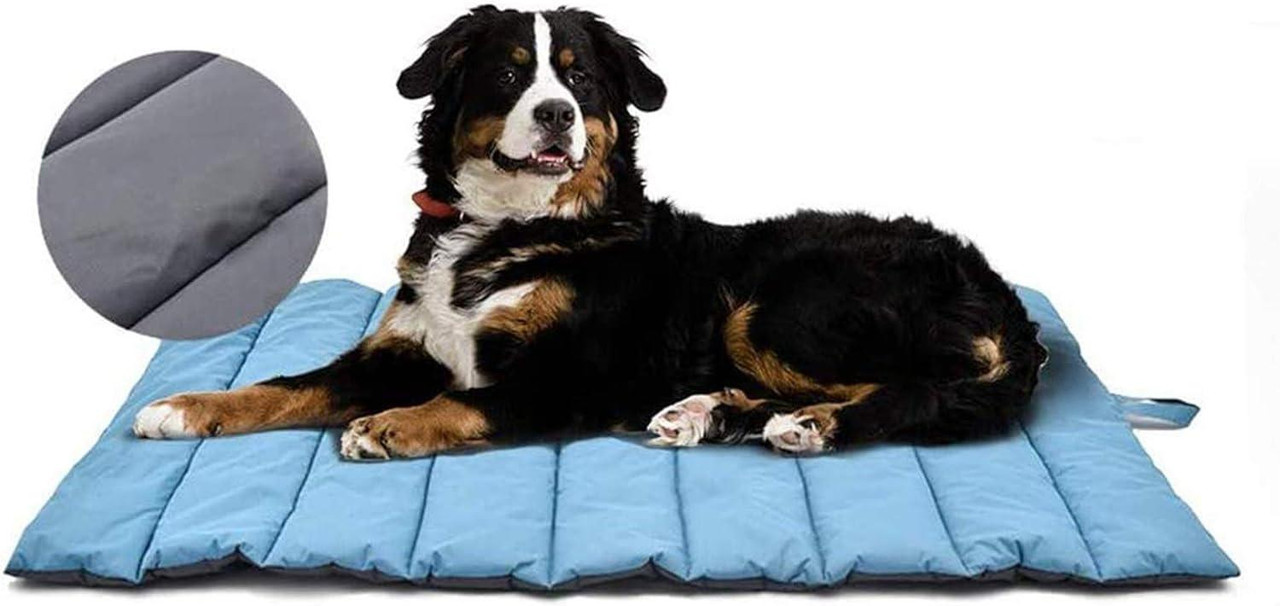 Colchoneta grande para perros, cama plegable y lavable, manta de
