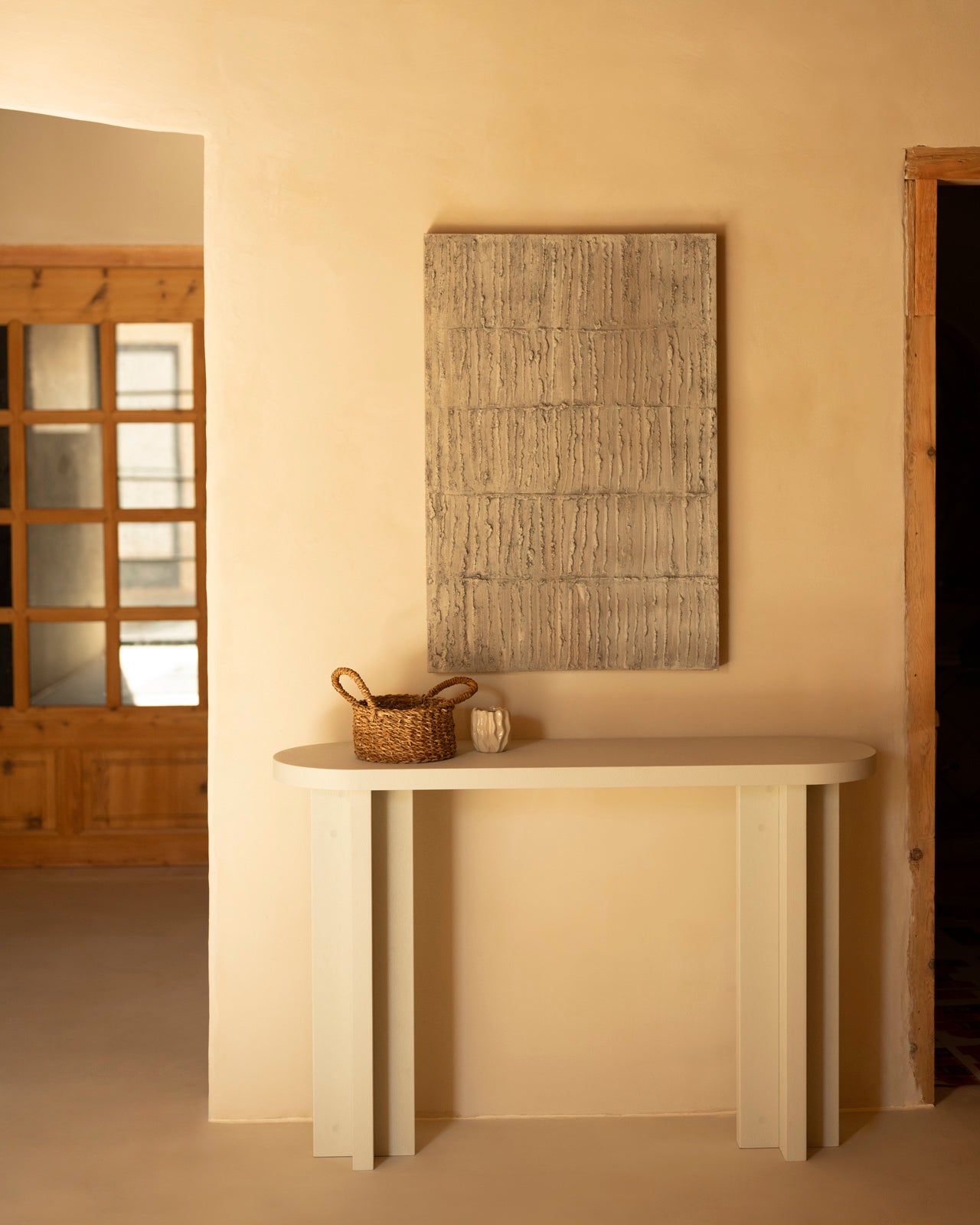 IZAN - Cuadro decorativo pintado artesanalmente al oleo sin marco 60x80cm - DECOWOOD - 2