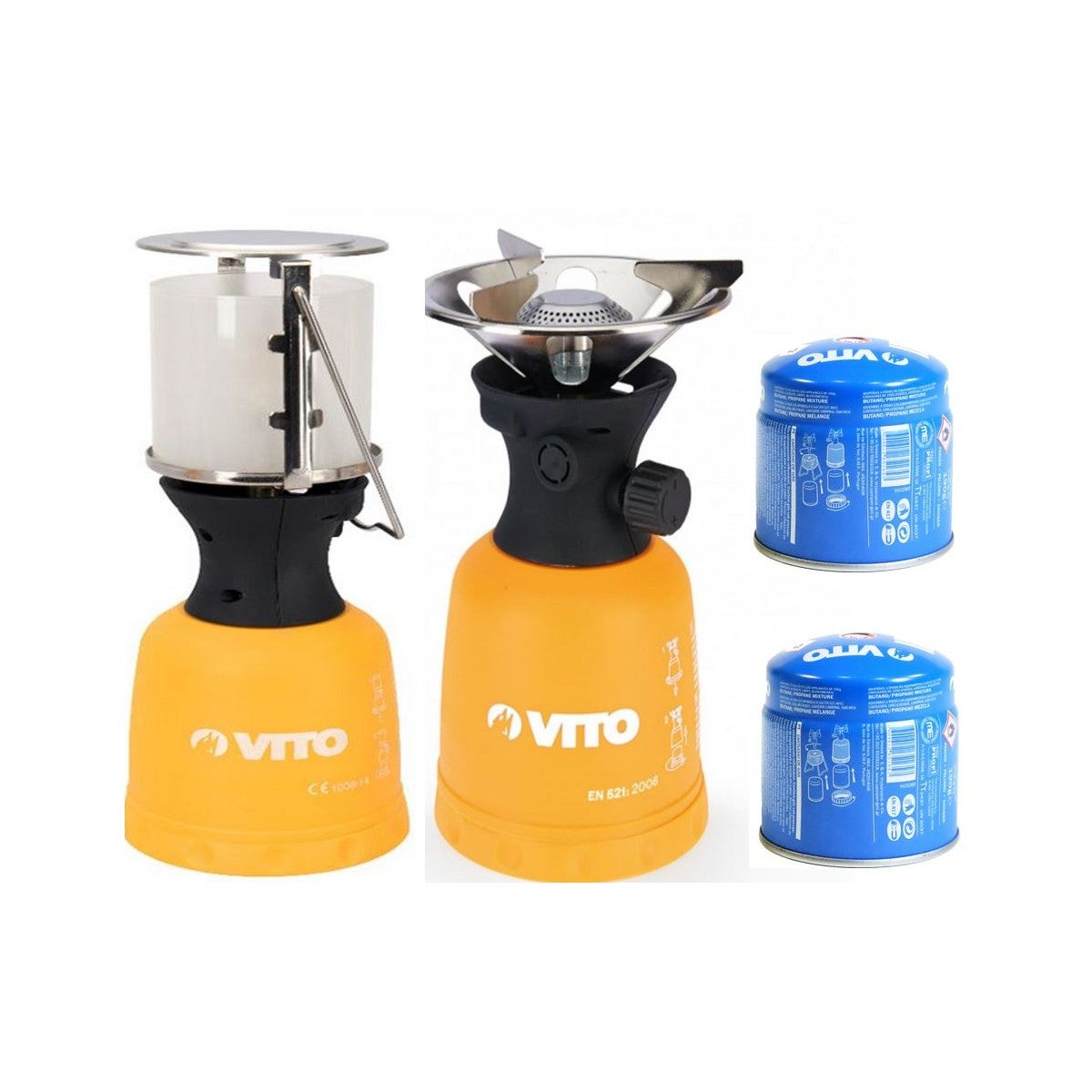 Calzini Luminosi Per Lampade A Gas - Confezione Da 10 Pezzi | Accessori Campeggio | Doppia Testa | Paraffina