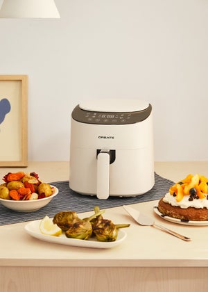Friggitrice Ad Aria BERGNER MIDNIGHT 6,9L 1800W – 8 Programmi, Rivestimento Ceratech, Timer 30 Min, Nero Lucido