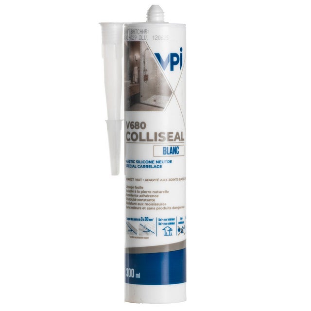 Silicone Aspect Mat Colliseal 300ml V680 VPI - Colliseal Blanc