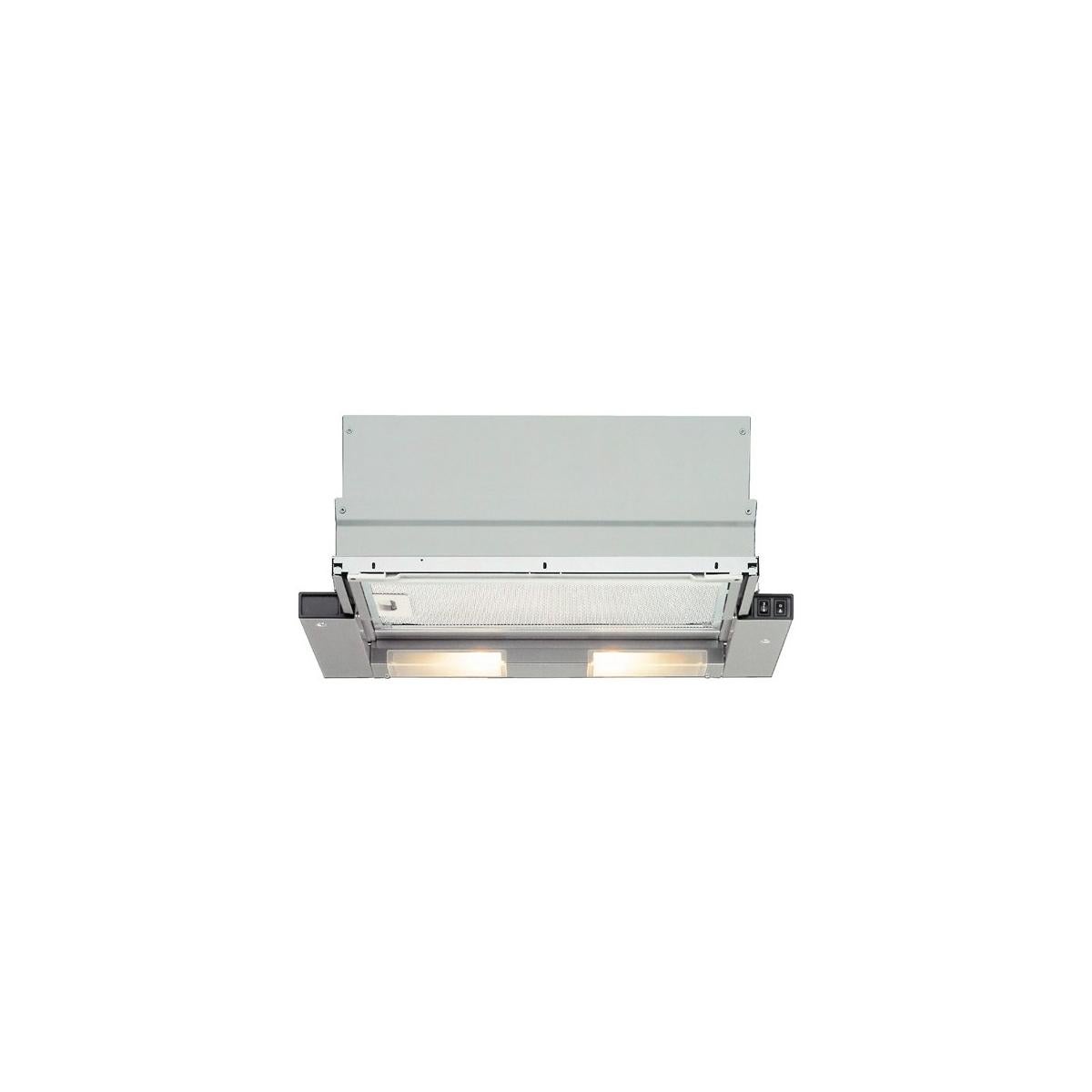 Glem GHC631IX Hotte Encastrée 235 M³/h – Acier Inox, 3 Vitesses, Éclairage LED, Évacuation/Recyclage