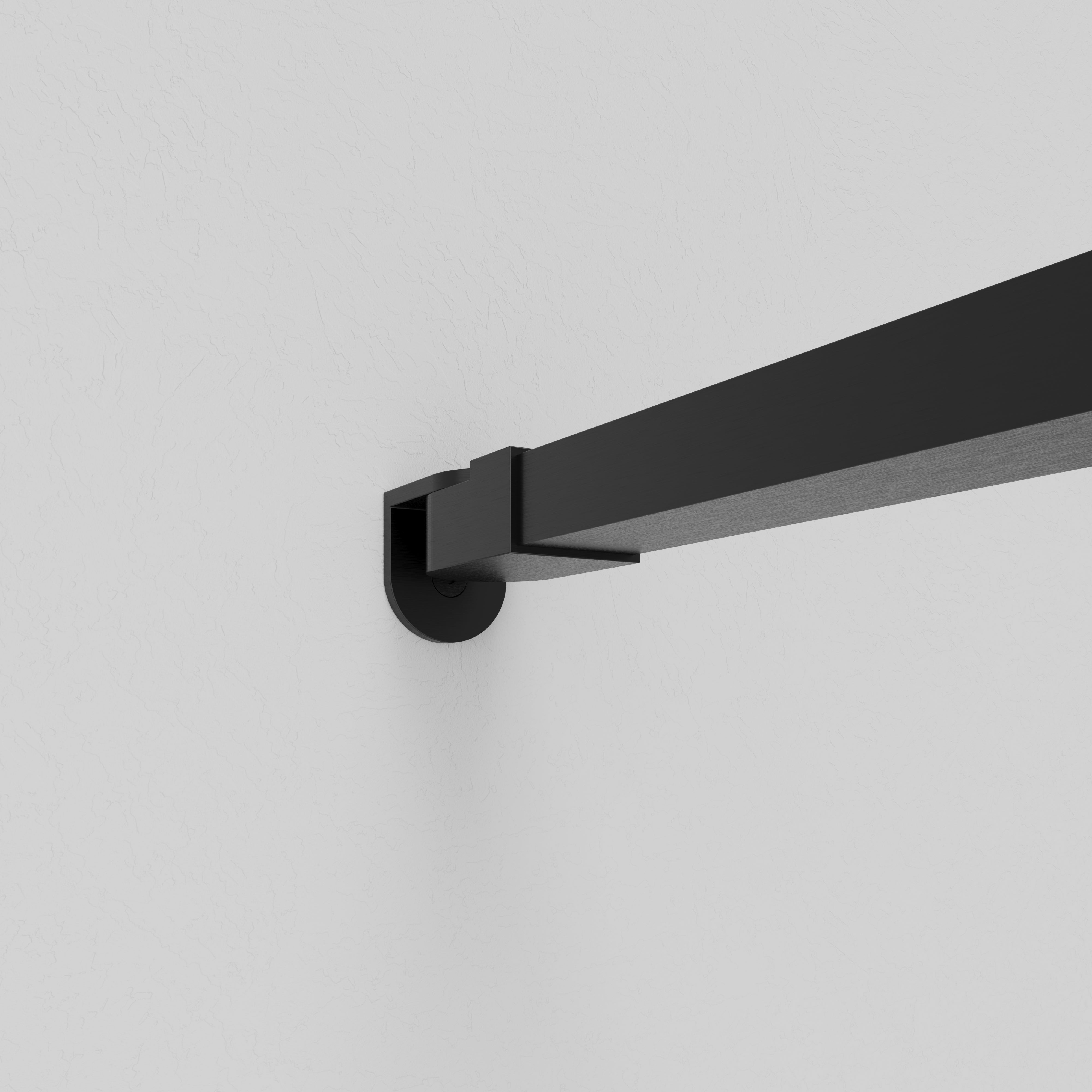 NEBADOON | Mampara de Ducha Fija transparente con Cristal templado 8mm Antical - Mampara fija con Perfilería Negro Mate 90cm (Ancho) x 200cm (Alto) - 5