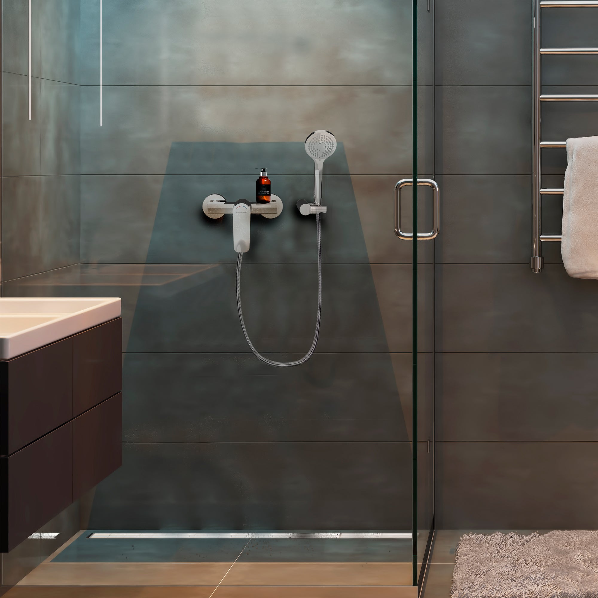 Grifo Ducha Ramon Soler Monomando Cromado, Ahorro De Agua