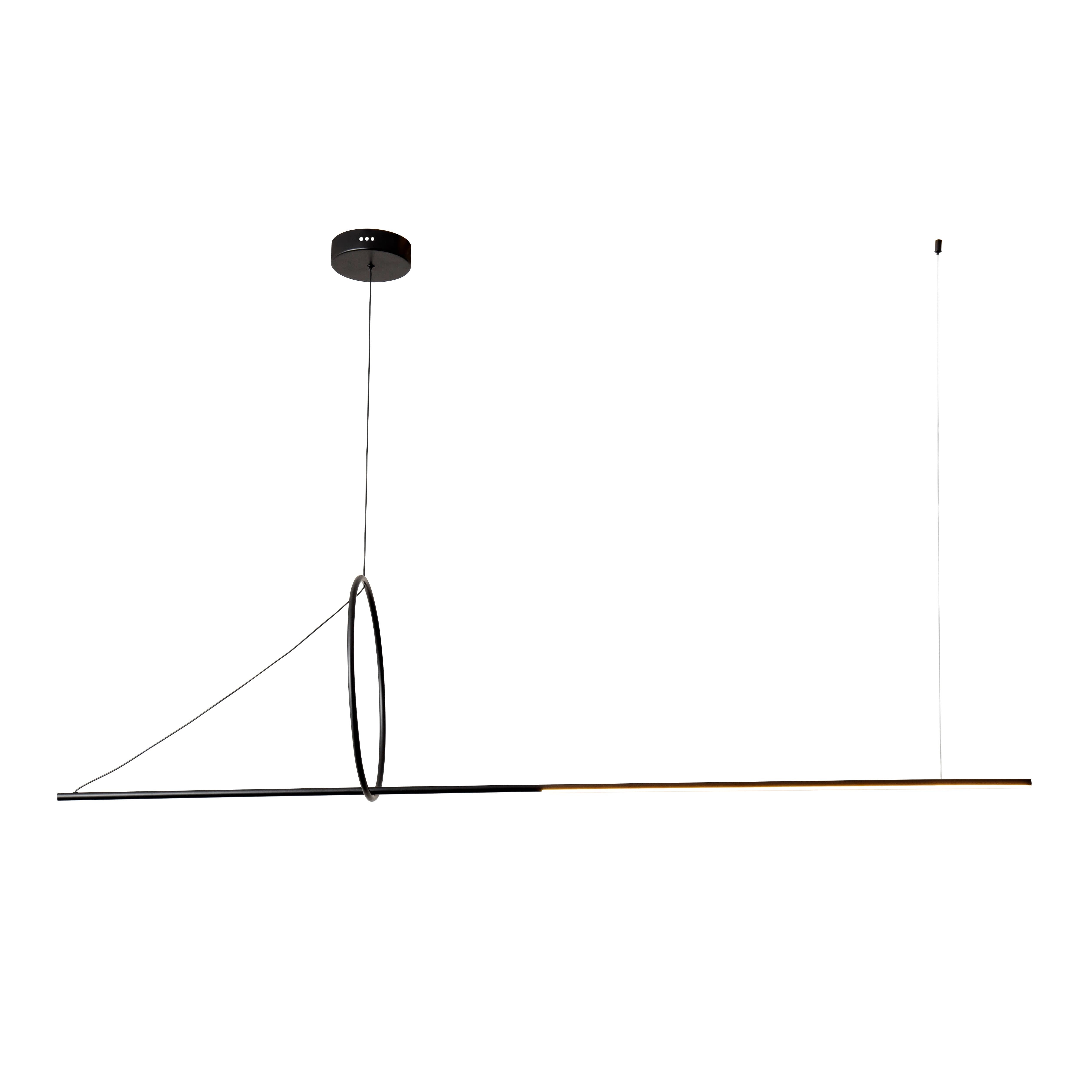 Lampa wisząca VICTORIA LED 18W Neutralna biel 1170lm czarna wym: 150 x 170 x 40 cm Kaja