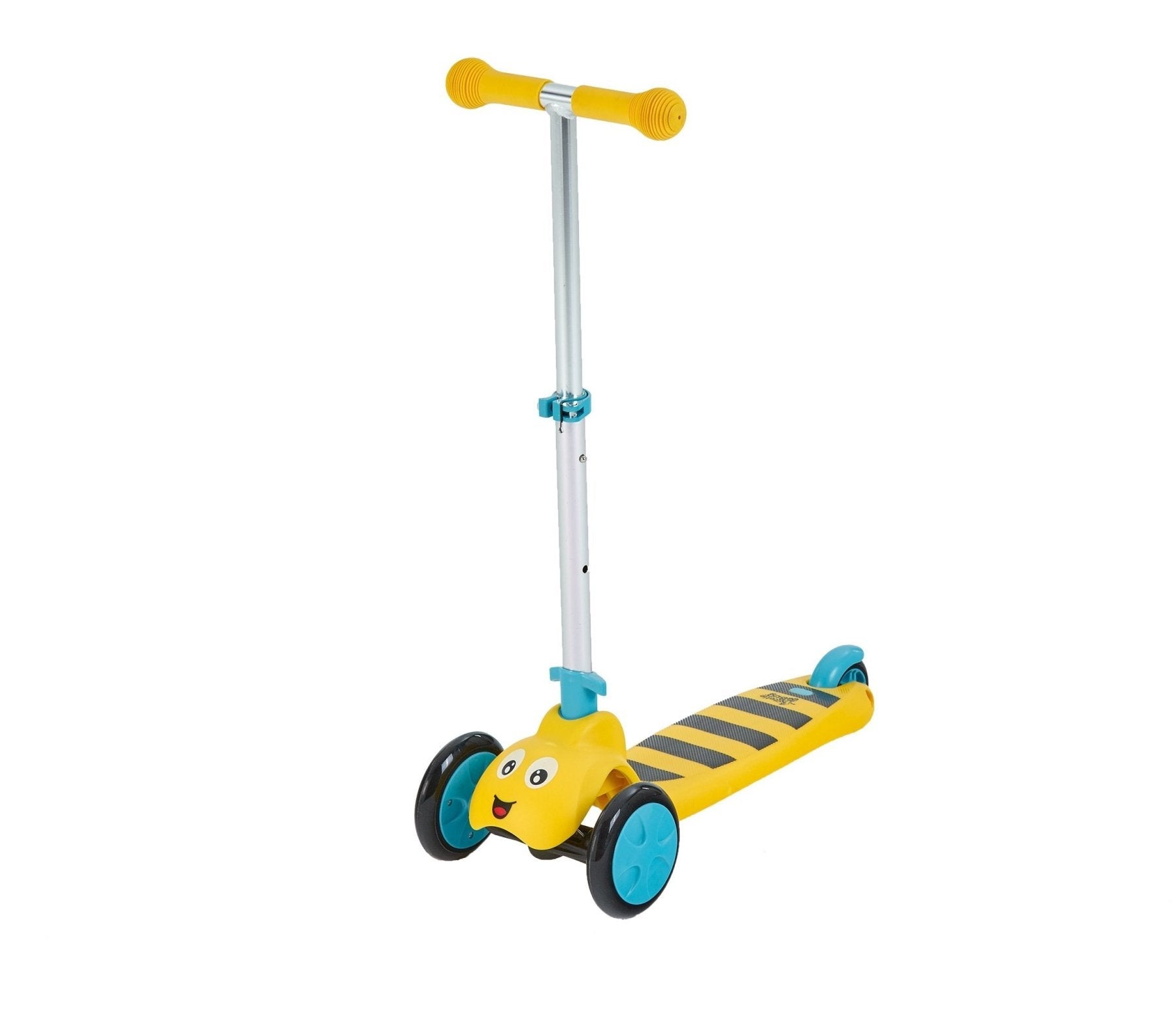 Trottinette Sport avec Plateau en Aluminium Poignée Ajustable pour les Enfants de 10 ans et plus Bleu
