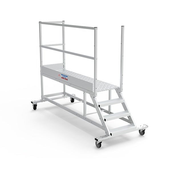 Plateforme roulante 3 marches - Hauteur max. de travail 2.60m - PTF203G-RS