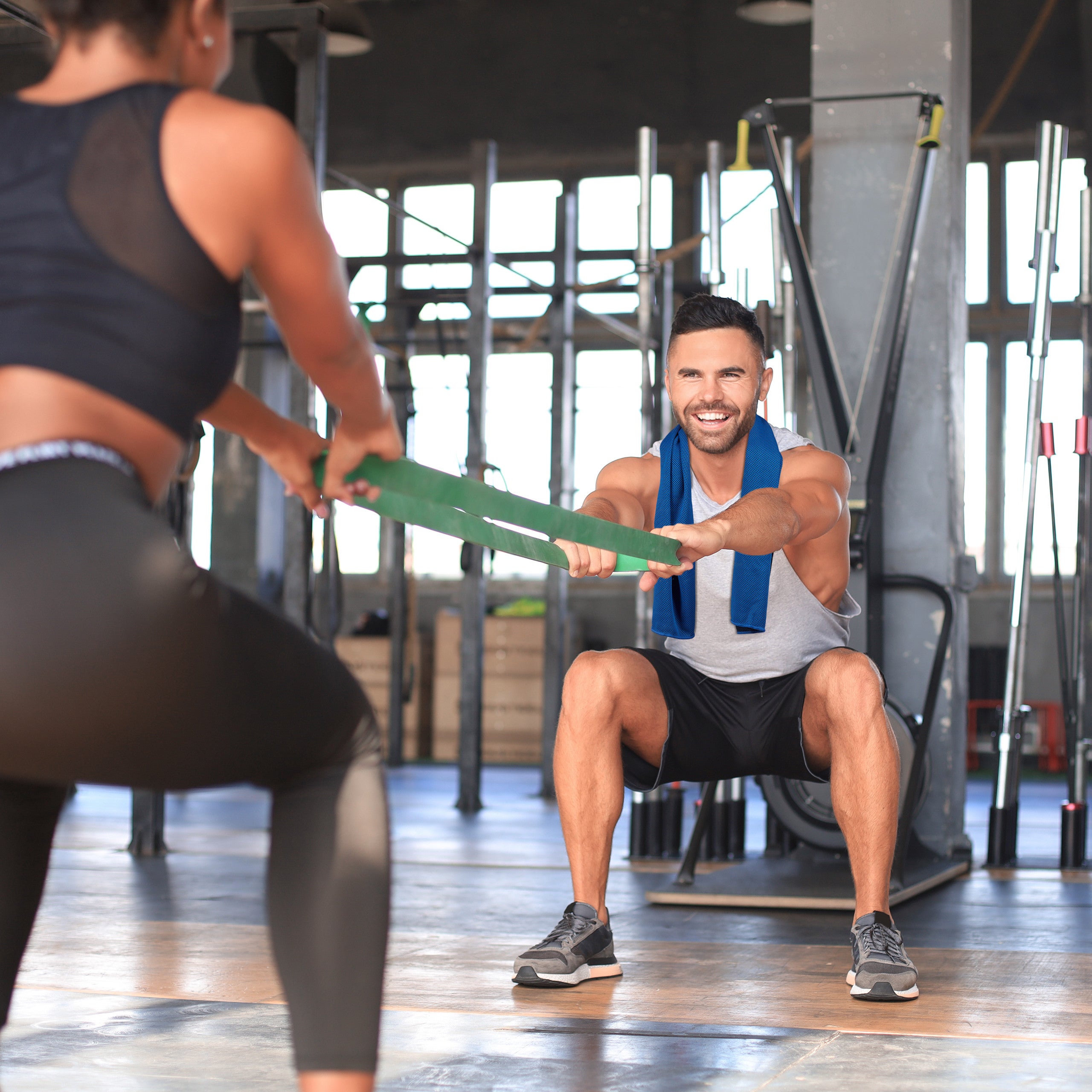 Toallas Gimnasio Enfriamiento, Pack de 2, Para Hacer Deporte, Microfibra, Poliéster-PP, 90 x 30 cm, Rojo, Relaxdays - 3