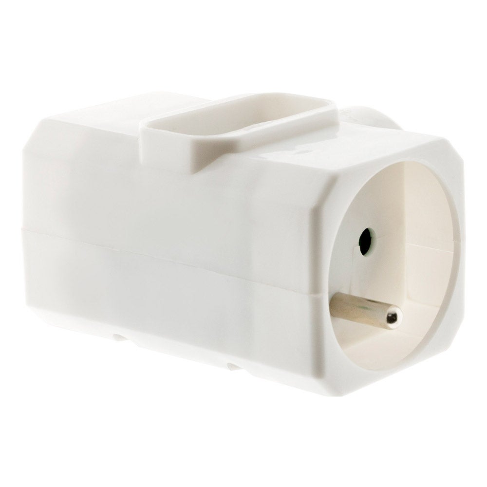Multiprise triplite 2x16A + 1x6A latérale - Zenitech - 3