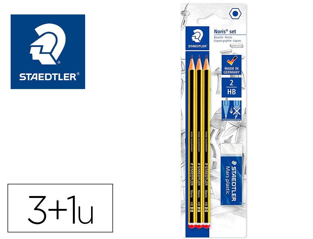 Gomme Cancella Matita Staedtler 52650BK2DA, Confezione Da 2 Pezzi - 2