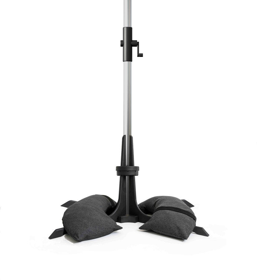 Outsunny Set di 4 Pesi per Supporti per Ombrellone a Braccio, Base per