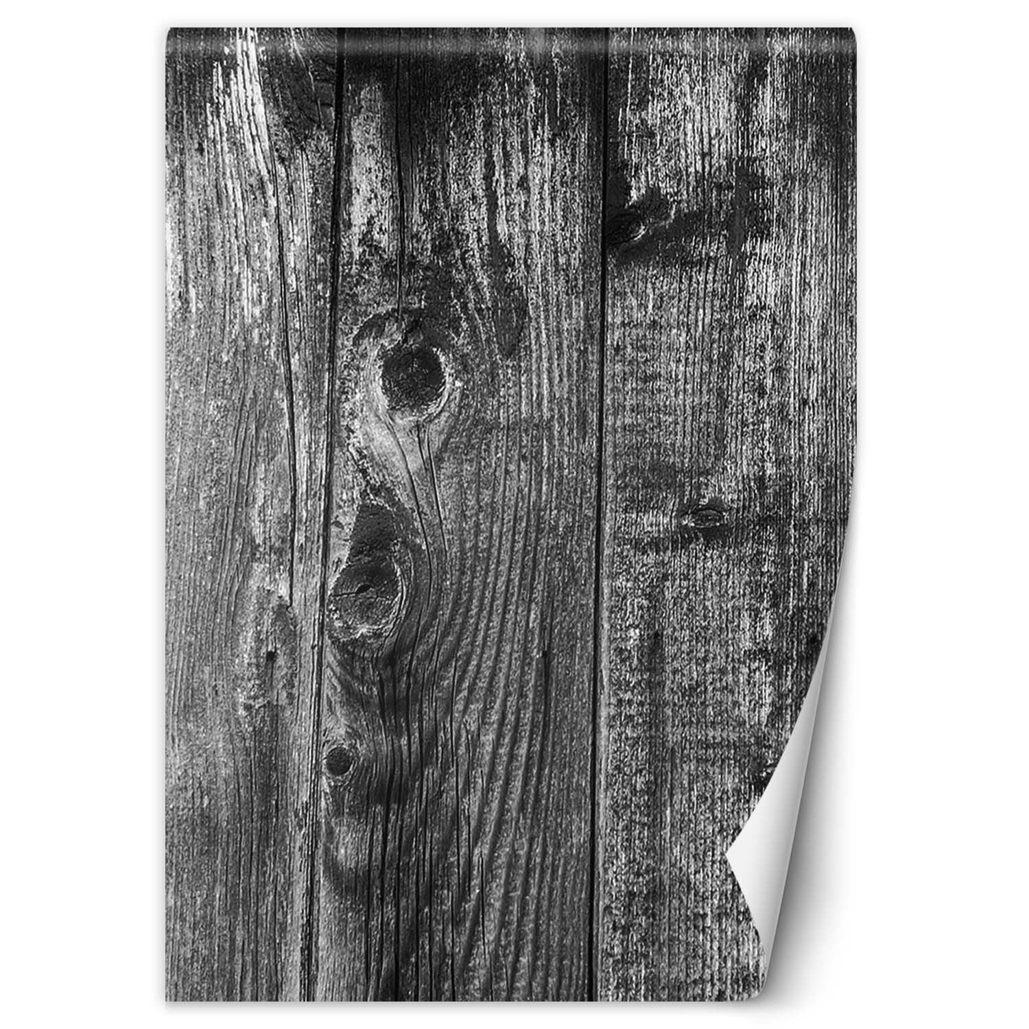 Fototapeta, Czarno-białe deski 100x140