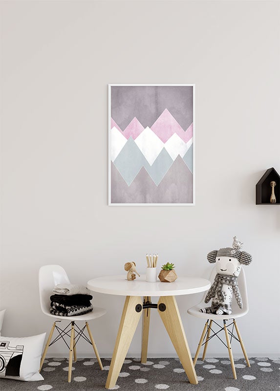 Poster d'art de Komar - Sunrise Mountain Gentle - Taille: 30 x 40 cm - 5