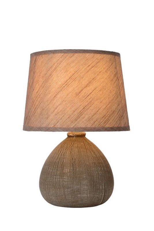 Lampa stołowa RAMZI brązowa 1xE14x40W Lucide
