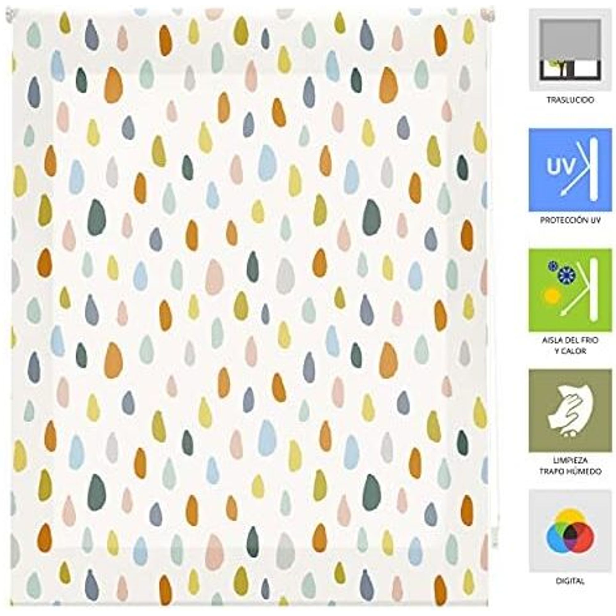 ECOMMERC3 | Tenda a Rullo Traslucida misura 150x180 - Tenda in Tessuto misura 147x175 - Tenda Termoisolante - 3