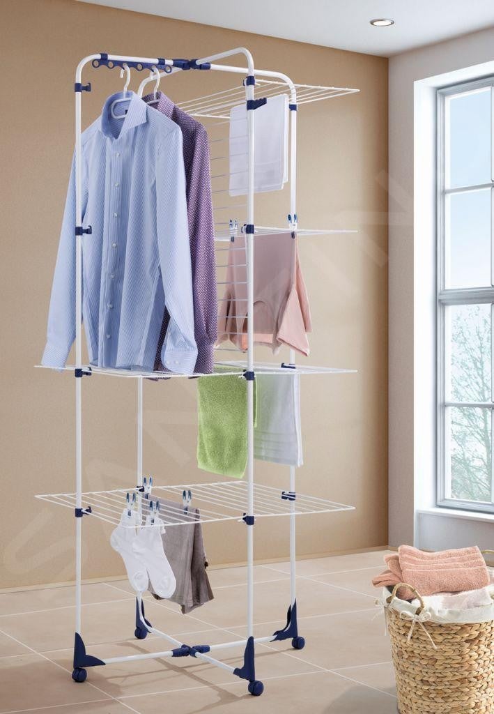 Leifheit 81456 Classic Tower 450 Étendoir à linge 45 cm Métal Blanc - 7