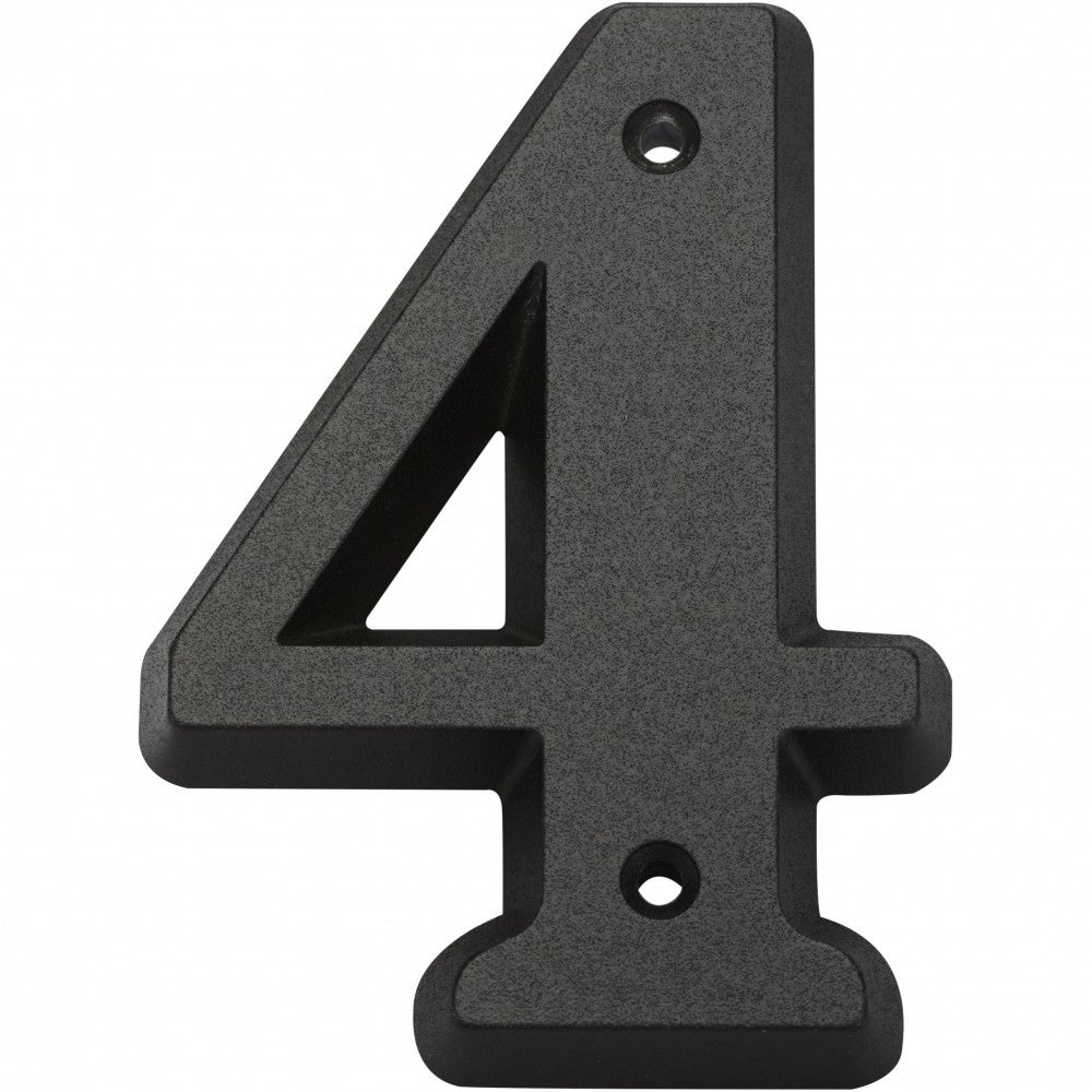 Numero 4 in zama opaca H.8 x l.4,5 cm - 6