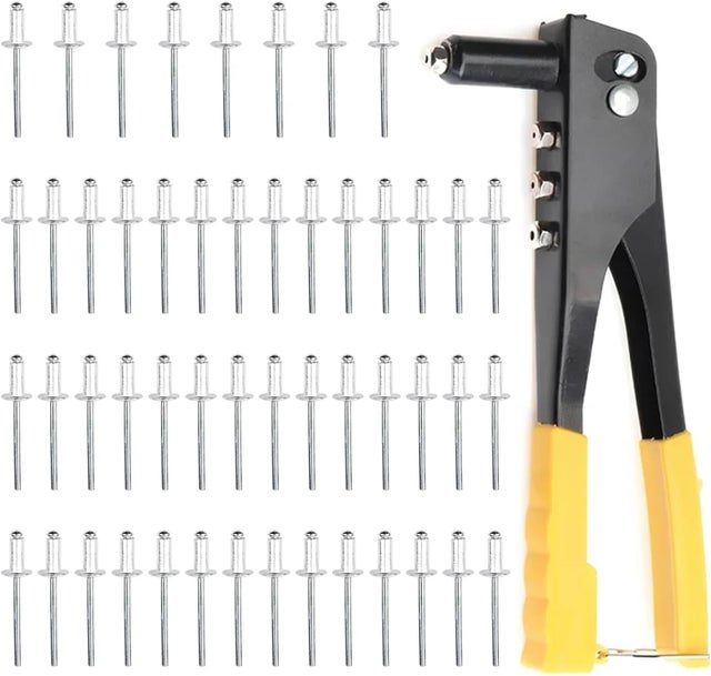 QSLKI Pince à rivets aveugles, riveteuse manuelle,Kit professionnelle de pinces à riveter