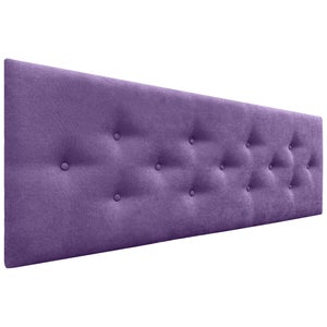 Tête De Lit Capitonnée DHOME ACUALINE – Simili Cuir Rouge, 145x115 Cm Avec Pieds, Pour Lit 120/135/140