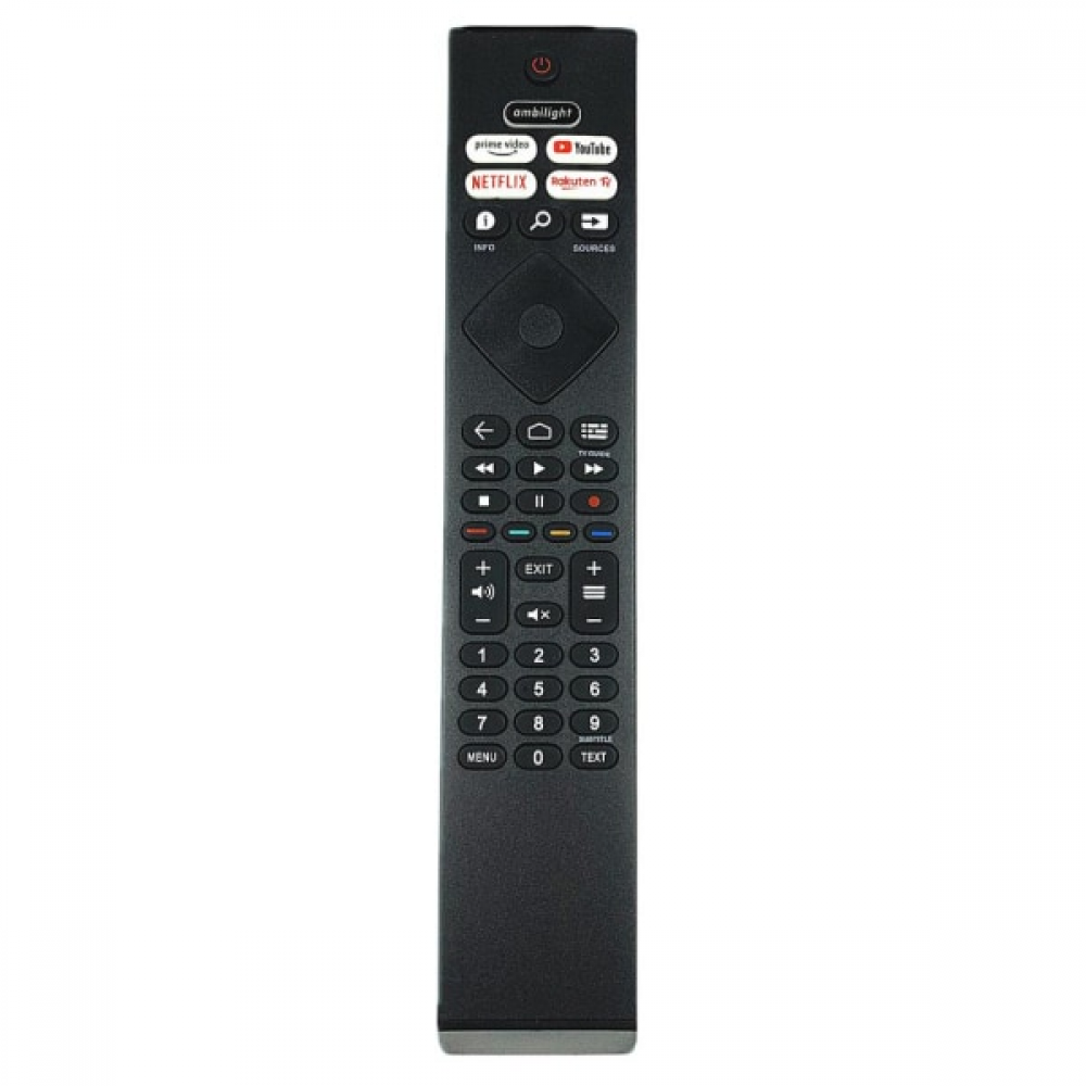 BRC0984501 Uniwersalny pilot do telewizorów Philips Smart TV, czarny, jeden rozmiar