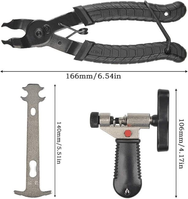 Pawfly Outil Coupe Chaîne Vélo Coupe Chaîne Bicyclette pour 5 à 12 Vitesses et Chaînes Single Speed Outil Chaîne Vélo avec Crochet Chaîne et 2 Goupilles Remplacement Démonte Rivet Chaîne Pawfly Outil Coupe Chaîne Vélo Coupe Chaîne Bicyclette pour 5 à 12 Vitesses et Chaînes Single Speed Outil Chaîne Vélo avec Crochet Chaîne et 2 Goupilles Remplacement Démonte Rivet Chaîne