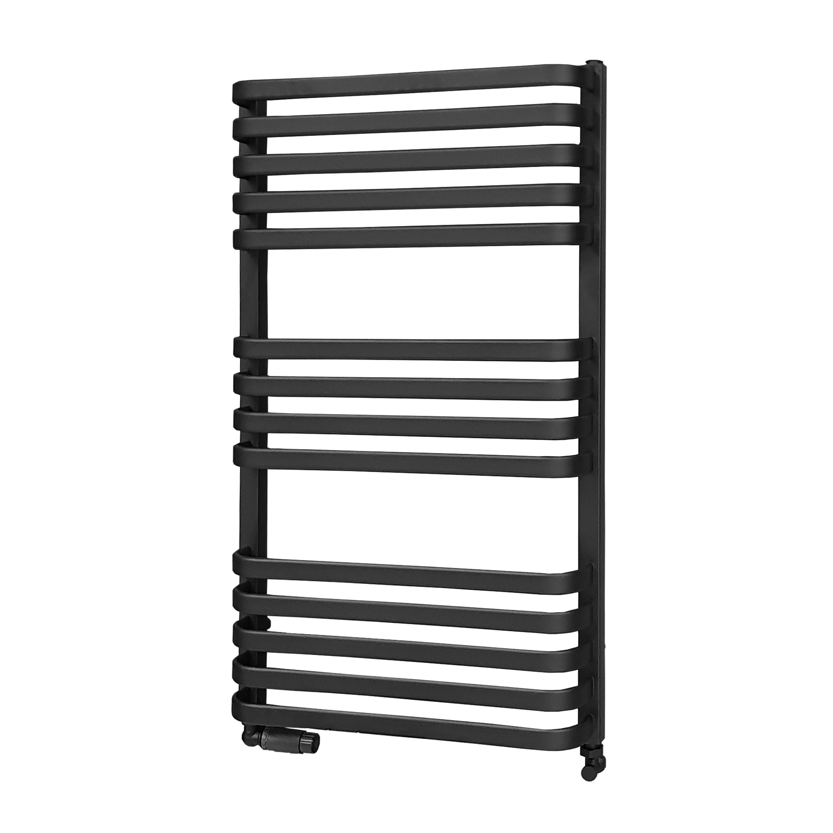 Grzejnik łazienkowy Piatto 93,4x53 cm ZBD czarny 516W Roz 50cm LUXRAD