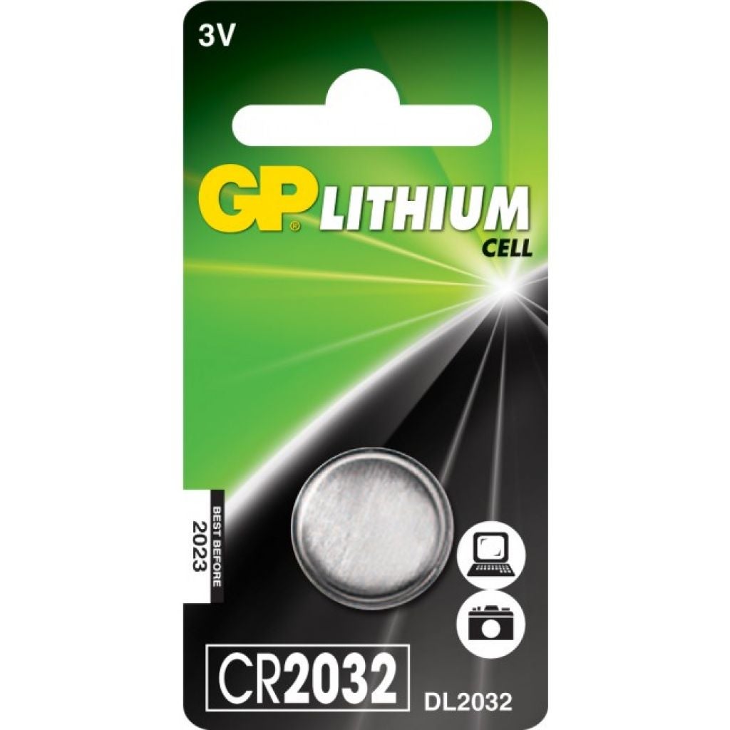 PILA AL LITIO 3V 200mAh CR2032 A SALDARE MONTAGGIO ORIZZONTALE